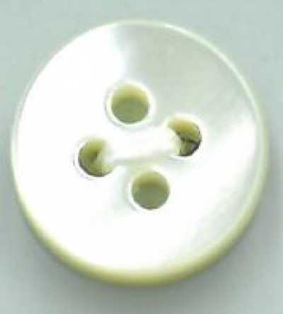 T1003 Bouton plat en coquillage à 4 trous, 3 mm d’épaisseur