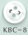 KBC-8 BIANCO SHELL Bouton De Coquille Creuse Centrale à 4 Trous