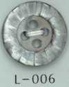 L-006 Bouton en coquillage à 4 trous à bordure