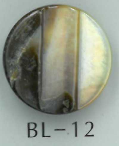 BL-12 Bouton en coquillage à tige à gradins
