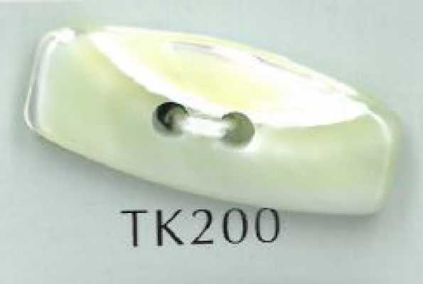TK200 Bouton duffle en coquille à 2 trous
