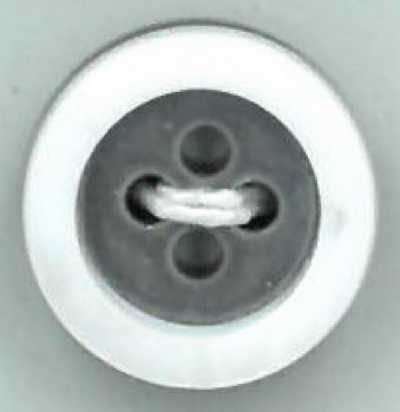 WB1740 Bouton à bord en coquille d’eau douce, taille 17, 4 mm d’épaisseur