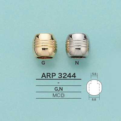 ARP3244 Embout rond pour cordon (plaqué)