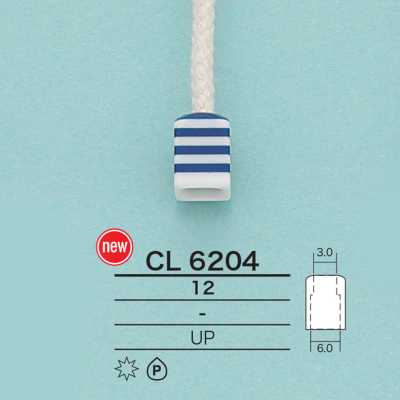 CL6204 Embout de cordon carré (rayure horizontale)