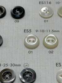 ES5 DAIYA BUTTONS Bouton En Polyester Façon Coquillage DAIYA BUTTON(DAIYA BUTTON) Sous-photo