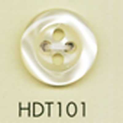 HDT101 Bouton en polyester style coquille DAIYA BUTTONS, série HYPER DURABLE résistante aux chocs