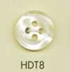 HDT8 Bouton DAIYA BUTTONS résistant aux chocs, série HYPER DURABLE, en polyester aspect coquille