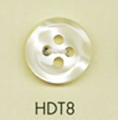HDT8 Bouton DAIYA BUTTONS résistant aux chocs, série HYPER DURABLE, en polyester aspect coquille