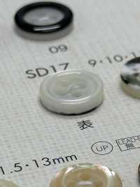 SD17 BOUTONS DAIYA Résistant Aux Chocs HYPER DURABLE "" Série "" Shell-like Polyester Button ""[Bouton] DAIYA BUTTON(DAIYA BUTTON) Sous-photo