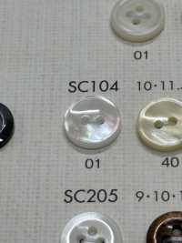 SC104 BOUTONS DAIYA Résistant Aux Chocs HYPER DURABLE "" Série "" Shell-like Polyester Button ""[Bouton] DAIYA BUTTON Sous-photo