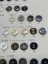 SC104 BOUTONS DAIYA Résistant Aux Chocs HYPER DURABLE "" Série "" Shell-like Polyester Button ""[Bouton] DAIYA BUTTON Sous-photo