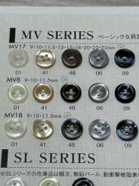 MV8 DAIYA BUTTONS Bouton En Polyester Façon Coquillage DAIYA BUTTON(DAIYA BUTTON) Sous-photo