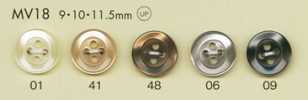 MV18 Boutons Coquillages En Polyester DAIYA BUTTONS