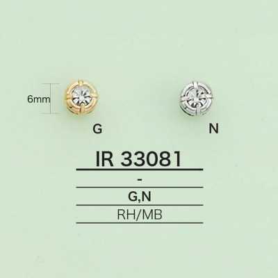 Breloque ronde avec strass
