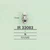 IR33083 Breloque en strass (ovale)