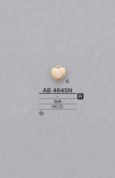 AB4645N Pièce motif en forme de cœur