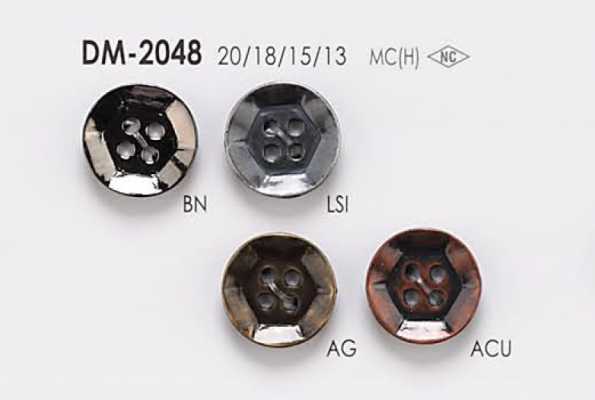 DM2048 Bouton en métal à 4 trous pour vestes et costumes