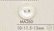 MA260 DAIYA BUTTONS Bouton en polyester aspect coquillage