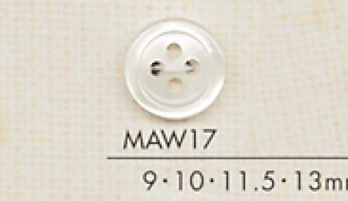 MAW17 DAIYA BUTTONS Bouton en polyester effet nacre