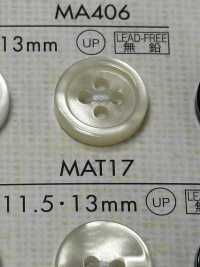 MAT17 DAIYA BUTTONS Bouton En Polyester Façon Coquillage DAIYA BUTTON Sous-photo