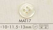 MAT17 DAIYA BUTTONS Bouton en polyester aspect nacre