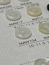 MAW104 DAIYA BUTTONS Bouton En Polyester Façon Coquillage DAIYA BUTTON Sous-photo