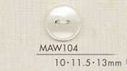 MAW104 DAIYA BUTTONS Bouton en polyester aspect nacre