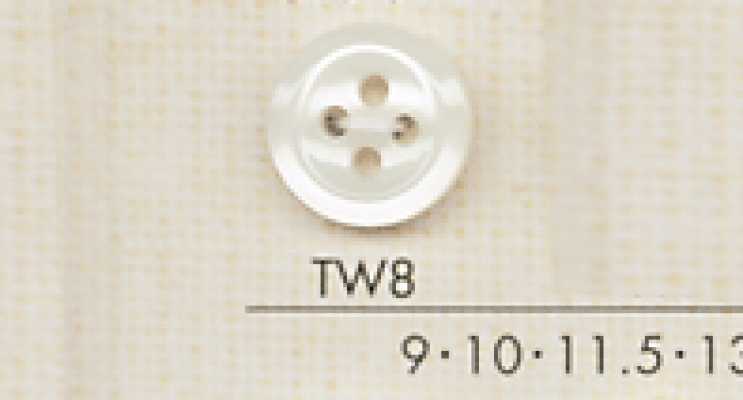 TW8 DAIYA BUTTONS Bouton en polyester effet nacre