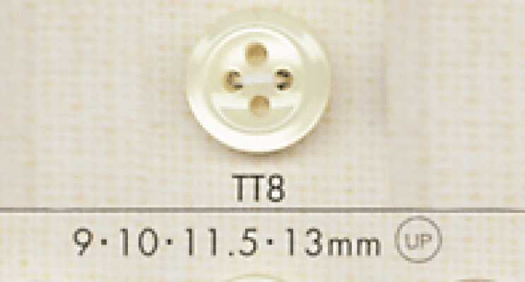 TT8 DAIYA BUTTONS Bouton en polyester aspect nacre