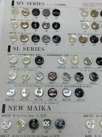 SLG17 DAIYA BUTTONS Bouton En Polyester Façon Coquillage DAIYA BUTTON(DAIYA BUTTON) Sous-photo