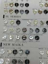 SLB17 DAIYA BUTTONS Bouton En Polyester Façon Coquillage DAIYA BUTTON(DAIYA BUTTON) Sous-photo