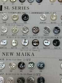 SLR110 DAIYA BUTTONS Bouton En Polyester Façon Coquillage DAIYA BUTTON Sous-photo