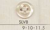 SLV8 DAIYA BUTTONS Bouton en polyester effet nacre