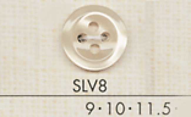 SLV8 DAIYA BUTTONS Bouton en polyester effet nacre