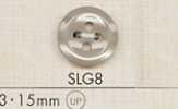 SLG8 DAIYA BUTTONS Bouton en polyester aspect nacre