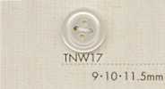 TNW17 DAIYA BUTTONS Bouton en polyester aspect nacre résistant à la chaleur