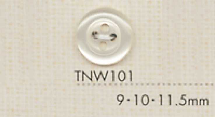 TNW101 DAIYA BUTTONS Bouton en polyester aspect nacre résistant à la chaleur