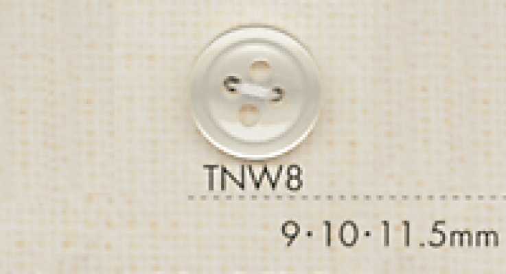 TNW8 DAIYA BUTTONS Bouton en polyester aspect nacre résistant à la chaleur
