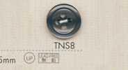 TNS8 DAIYA BUTTONS Bouton en polyester aspect coquille résistant à la chaleur