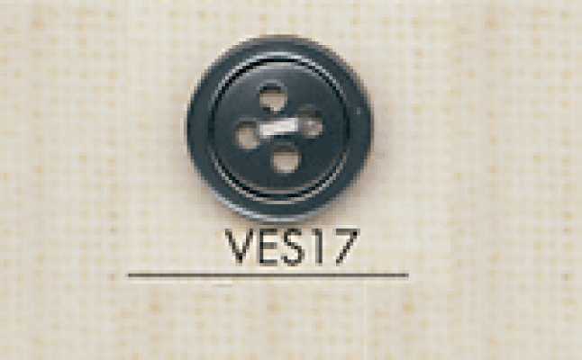 VES17 DAIYA BUTTONS Bouton en polyester effet coquille