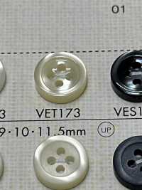 VET173 DAIYA BUTTONS Bouton En Polyester Façon Coquillage DAIYA BUTTON Sous-photo