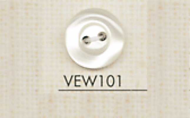 VEW101 DAIYA BUTTONS Bouton en polyester aspect coquillage