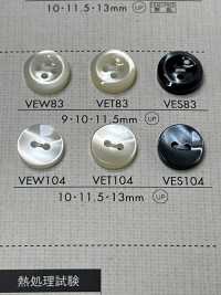 VEW104 DAIYA BUTTONS Bouton En Polyester Façon Coquillage DAIYA BUTTON Sous-photo