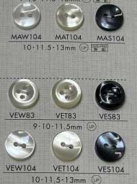 VES83 DAIYA BUTTONS Bouton En Polyester Façon Coquillage DAIYA BUTTON Sous-photo