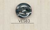 VES83 DAIYA BUTTONS Bouton en polyester aspect nacre