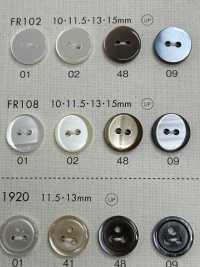 FR108 DAIYA BUTTONS Bouton En Polyester Façon Coquillage DAIYA BUTTON Sous-photo