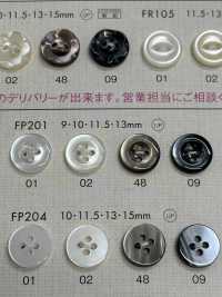 FP201 DAIYA BUTTONS Bouton En Polyester Façon Coquillage DAIYA BUTTON(DAIYA BUTTON) Sous-photo