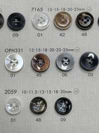 OPH331 DAIYA BUTTONS Bouton En Polyester Façon Coquillage DAIYA BUTTON(DAIYA BUTTON) Sous-photo