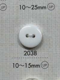 2038 DAIYA BUTTONS Bouton Plat Polyester 2 Trous DAIYA BUTTON Sous-photo