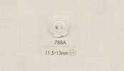 788A DAIYA BUTTONS Bouton en polyester à deux trous (forme fleur)